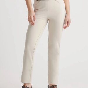 Quince Women's Ultra Stretch Ponte Straight Leg Pants L
